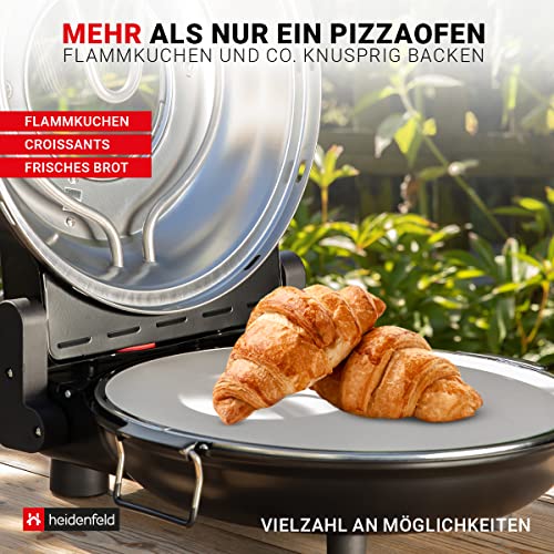 Pizzadom heidenfeld elektrischer Pizzaofen Napoli, 1200 Watt