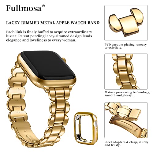 Apple-Watch-Armband Fullmosa Edelstahl Metallarmband