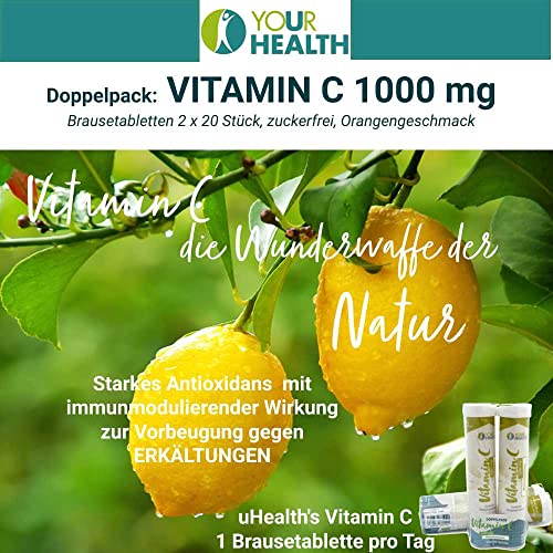 Vitamin-Brausetabletten YOUR HEALTH Doppelpack: uHealth