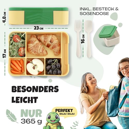 Bento-Box LUNCH HERO ® Brotdose Kinder mit Fächern