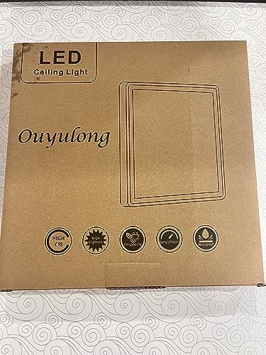 LED-Deckenleuchte Ouyulong Led Deckenleuchte 18W 4000K 1620LM Quadrat