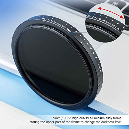 variabler-ND-Filter JJC 62 mm Variabler ND-Filter (ND2 – ND2000)