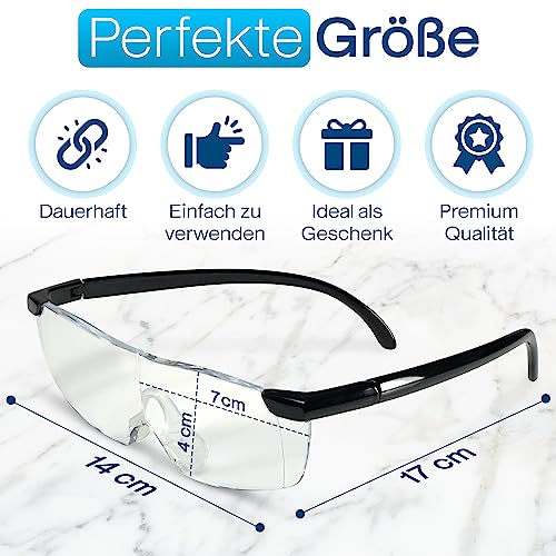 Lupenbrille Oramics Vergrößerungsbrille Brillenlupe