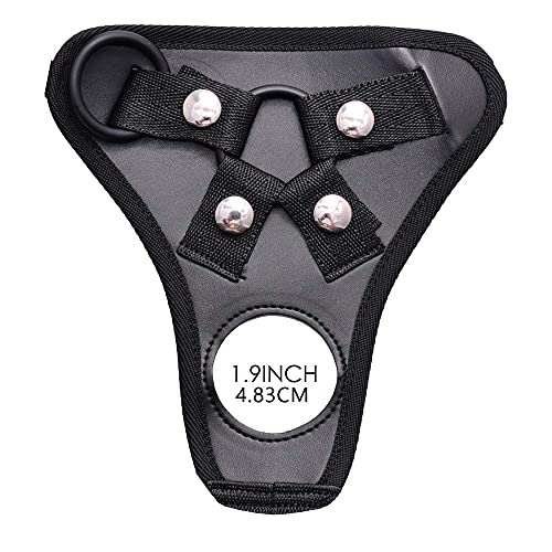 Strapon ferch Strap On Umschnall Dildos mit Adjustable Harness (Black)