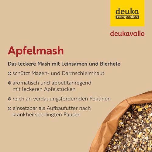 Mash für Pferde deuka vallo Apfelmash 15 kg | Pferdefutter