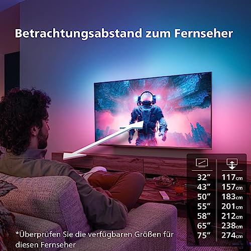 80-Zoll-Fernseher Philips Ambilight TV, 75PUS8808/12, 189 cm