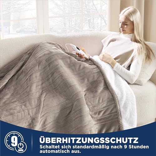 Heizdecke BEDSURE klein mit Abschaltautomatik, elektrisch