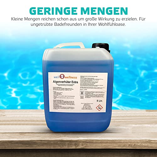 Algenvernichter Pool well2wellness Algenvernichter Extra 5 Liter