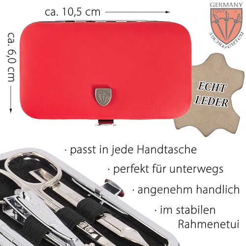 Nagelscheren-Set Drei Schwerter, 6-tlg. Nagelpflegeset ‘Lucca’