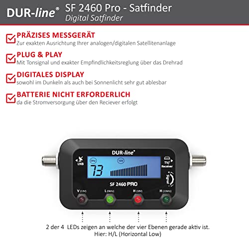 Sat-Finder DUR-line SF 2460 Pro – Digital Satfinder