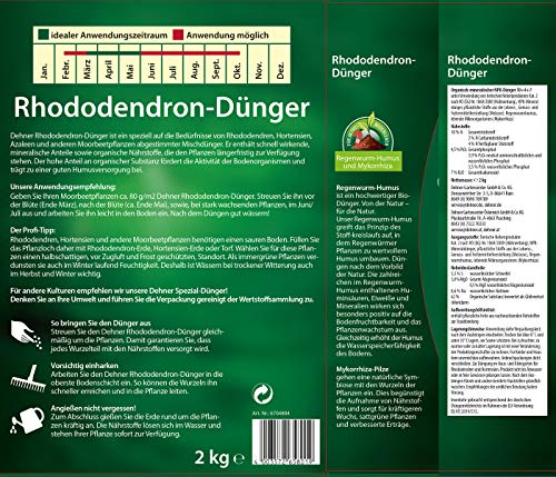 Rhododendron-Dünger Dehner , 2 kg, für ca. 25 qm