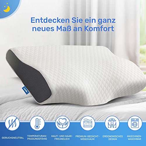 Bauchschläferkissen Derila Memory Foam Kissen Kopfkissen