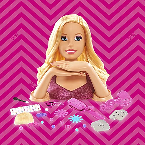 Schminkpuppe Barbie Giochi Preziosi Frisierkopf BAR17