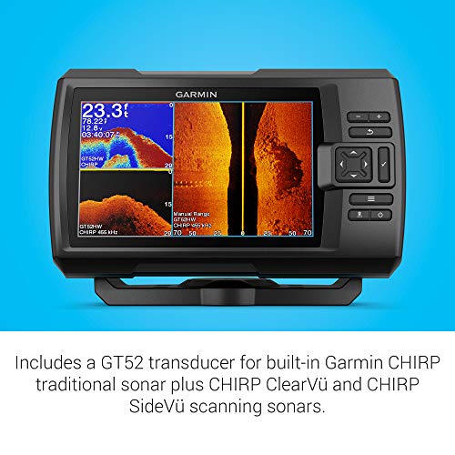 Fischfinder Garmin Striker Vivid 7sv, einfach zu bedienend