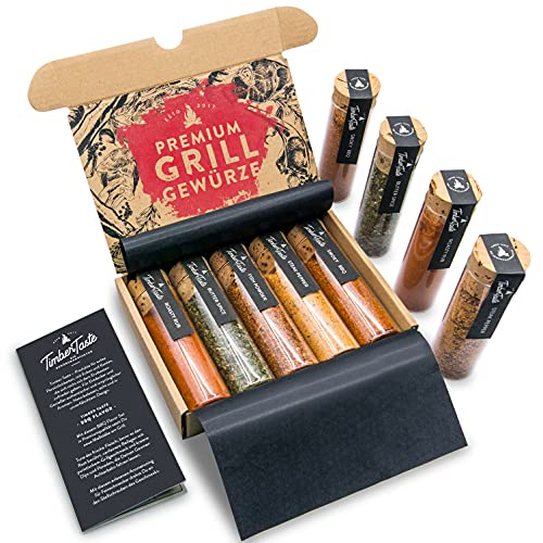 Grillgewürz Timber Taste ® Grill Gewürze Geschenkset Männer