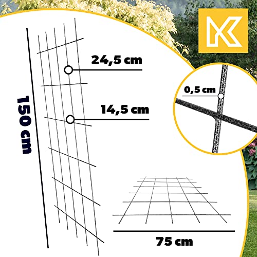 Rankgitter (Metall) KADAX Rankgitter, Gitterspalier für Garten