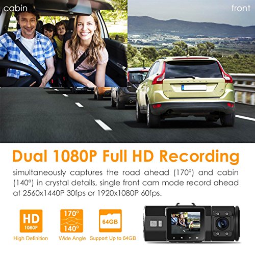 Dashcam VANTRUE N2 Pro Dual Parküberwachung 1080P vorne Hinten, FHD