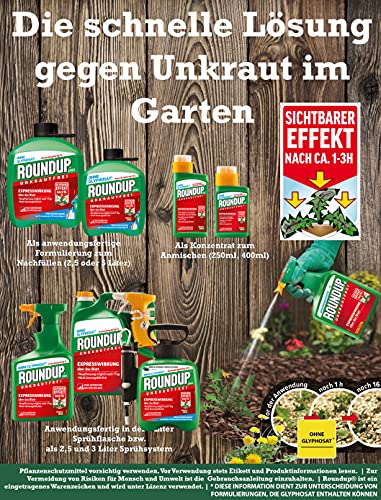 Unkrautvernichter Roundup Express Konzentrat gegen Unkräuter