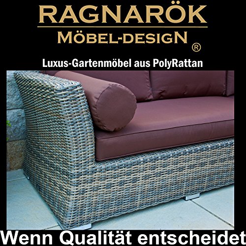 Lounge-Möbel-Set Ragnarök-Möbeldesign PolyRattan Lounge