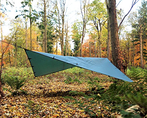 Tarp DD HAMMOCKS DD, leichte Plane, 4 m x 4 m, Grün