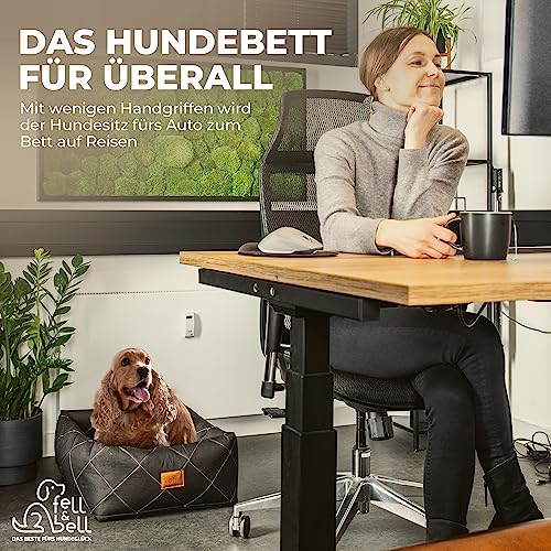 Hunde-Autositz fell&bell – Premium Hunde Autositz