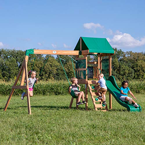 Spielturm Backyard Discovery Buckley Hill aus Holz | XXL Spielhaus