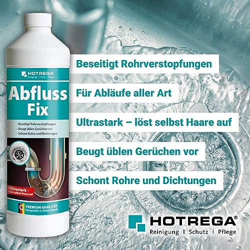 Rohrreiniger HOTREGA Abfluss Fix 1 L Konzentrat