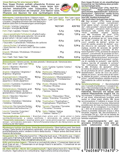 Veganes Proteinpulver Fairprotein Protein-Pulver BIO Vanille