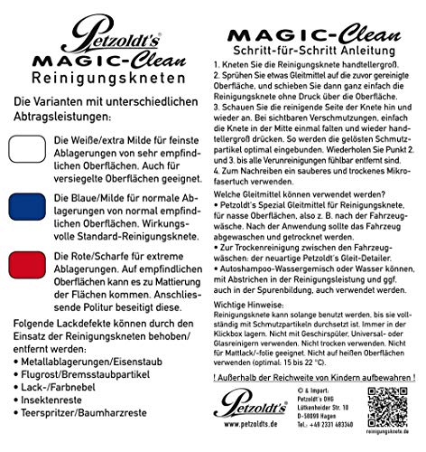 Lackreiniger Petzoldt’s Reinigungsknete-Gleitmittel Set