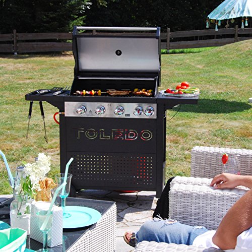 Activa-Gasgrill ACTIVA Gasgrillwagen Toledo 500 Gasgrill, schwarz