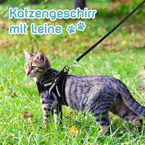 Katzengeschirr Kitten AOKCATS Katzengeschirr mit Leine