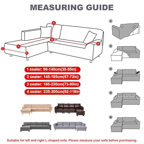 Sofa-Bezug jianyana Sofa Überwürfe Elastische Sofabezüge L Form