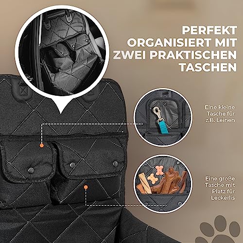 Hunde-Autositz fell&bell – Premium Hunde Autositz