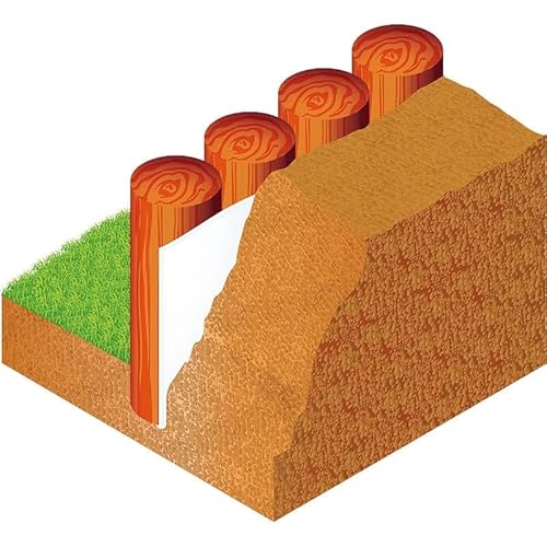 Teichvlies Heissner für den Teichbau 2 x 3 m, 200g/m²