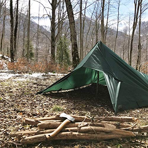 Tarp DD HAMMOCKS Sonnensegel, 3 x 3 m, grün