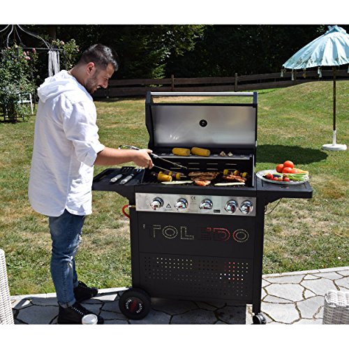 Activa-Gasgrill ACTIVA Gasgrillwagen Toledo 500 Gasgrill, schwarz