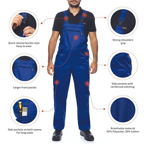 Latzhose Herren MAZALAT work wear ProWear Arbeitshose