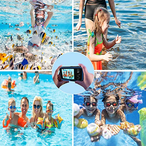 Wasserdichte Kamera LanteXG Unterwasserkamera Full HD 2.7K
