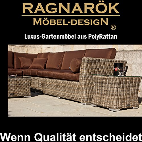 Lounge-Möbel-Set Ragnarök-Möbeldesign PolyRattan Lounge