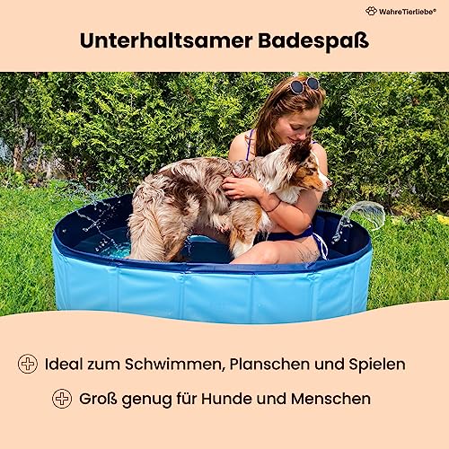 Hundepool Wahre Tierliebe ® Faltbar, ohne Pumpen