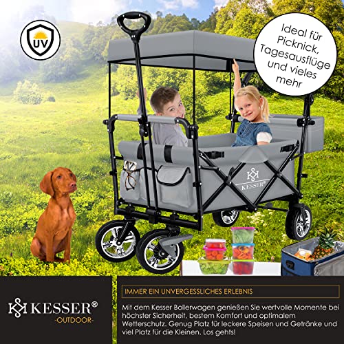 Bollerwagen mit Dach KESSER ® Bollerwagen faltbar GT9000