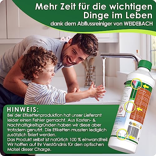 Bio-Abflussreiniger Weidebach Starker Abflussreiniger