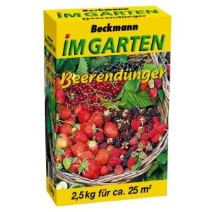 Fertilizante de bayas Beckmann 6+3+8, 2,5 kg