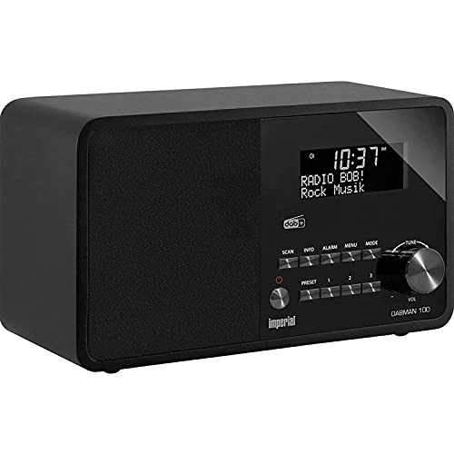 Digitalradio Imperial DABMAN 100 DAB+ und UKW Radio, Farbe:schwarz