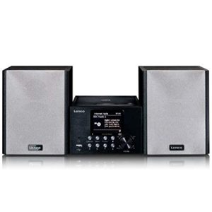 Rádio digital Lenco MC-250 sistema compacto com rádio internet WLAN