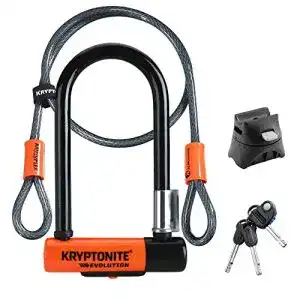 Fahrradschloss kryptonite evolution mini 7 kabel kryptoflex 1
