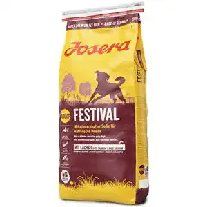 Hundefutter josera festival 1 x 15 kg mit leckerem sossenmantel
