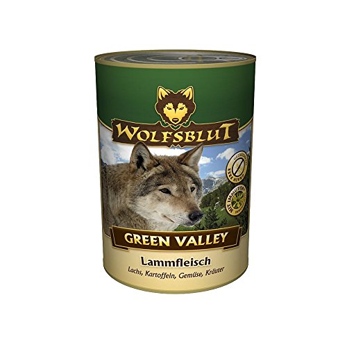 Ração para cães Wolfsblut Green Valley, embalagem de 12 (12 x 395 g) - ração para cães Wolfsblut green Valley 12 embalagens 12 x 395 g