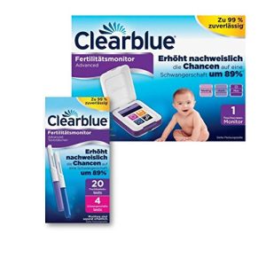 Cycle computer Clearblue fertility monitor and