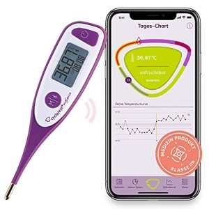 Zykluscomputer Cyclotest mySense Bluetooth Basalthermometer inkl.